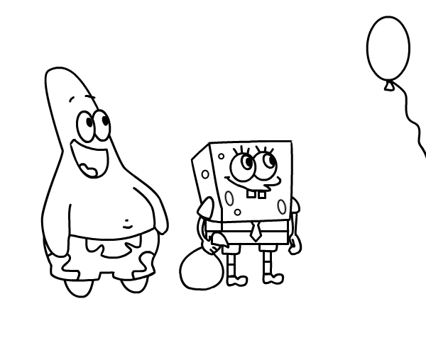coloring pages spongebob. Spongebob
