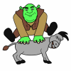 Shrek and Donkey